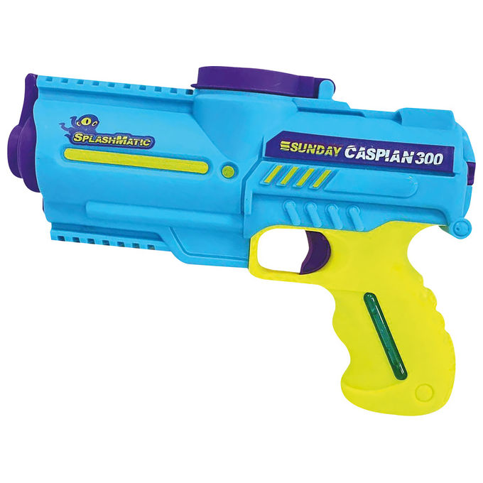 ODS 42690 Splashmatic Caspian 300 Pistola ad Acqua a Batteria Ricaricabile USB 300 ml Gittata 5-8 m colore Azzurro