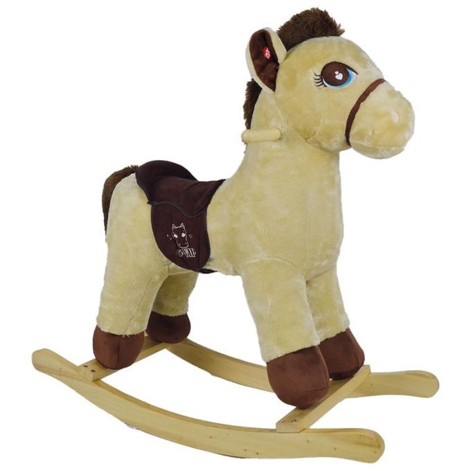 Ods Cavallino Dondolo My Vip Rocking Horse con Suoni Beige