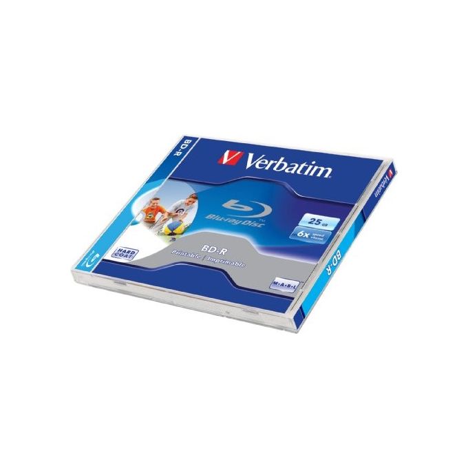 Verbatim Bd-r Sl 25Gb*6x Printable Jewelcase