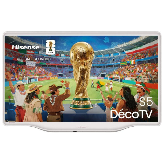 Hisense 43S5Q DECO TV QLED 4K UHD Smart Wi-Fi 109,2 cm (43'') colore Bianco