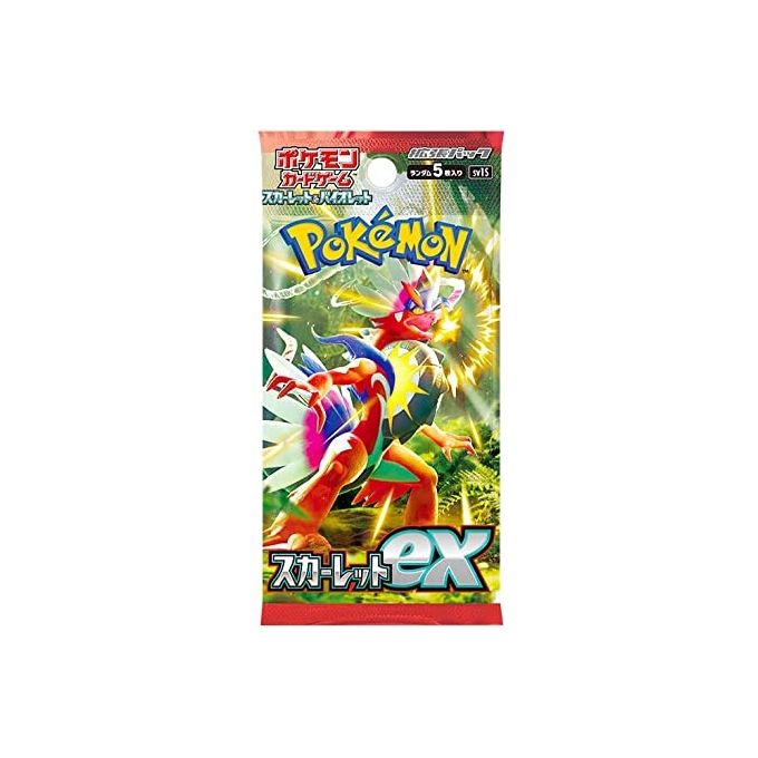 Pokemon Scarlatto Ex Jap 1 Busta