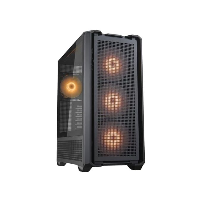 Cougar Gaming MX600 ARGB Full Tower Vetro Temperato No-Power minITX-mATX-ATX-CEB-E-ATX Nero