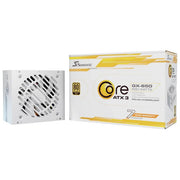 Seasonic SRP-CGX651-A5A32SF-W Core GX-650 V2 Alimentatore ATX 3.1 650W 80+ Gold 120mm Bianco
