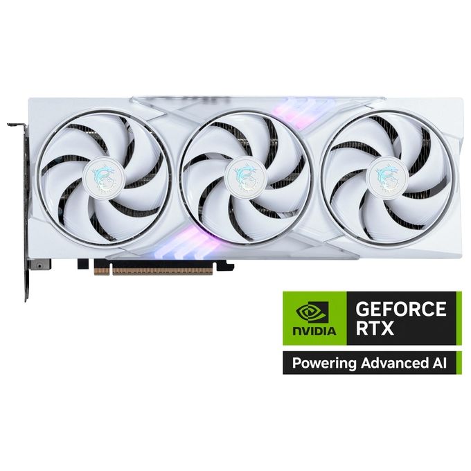 MSI GEFORCE RTX 5060 TI 16G GAMING TRIO OC WHITE Scheda Video NVIDIA GeForce RTX 5060 Ti 16 GB GDDR7 PCI Express 5.0 3 Ventole colore Bianco