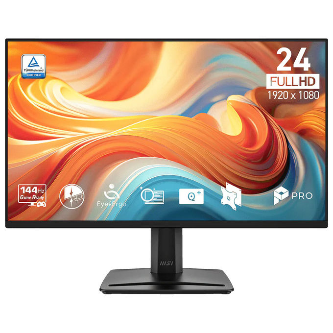 MSI 4711377379830 Pro MP245 E14VL Monitor 23.8'' LED VA FHD 144Hz 1ms 300 cd-m² colore Nero