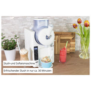 Unold 48950 Sofie Macchina per granite e gelato soft 2 in 1 150 W 1,5 L 5 programmi