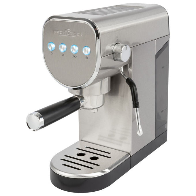 ProfiCook PC-ES-KA 1265 Macchina da caffe' espresso 20 bar 1 L 1360 W funzione montalatte acciaio inox colore Acciaio inox