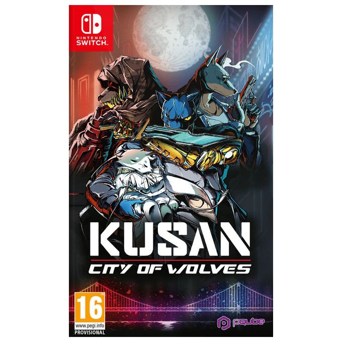 Just for Games 5060690798330 Kusan: City of Wolves Gioco per Nintendo Switch Sparatutto Top-Down Hardcore Genere Azione Classificazione PEGI 16 colore Nero