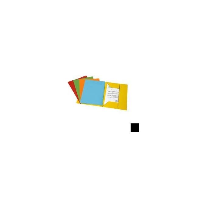 Fraschini 510-G Cartelline Bristol 3 Lembi Formato A4 200gr Confezione da 25 Pezzi colore Giallo