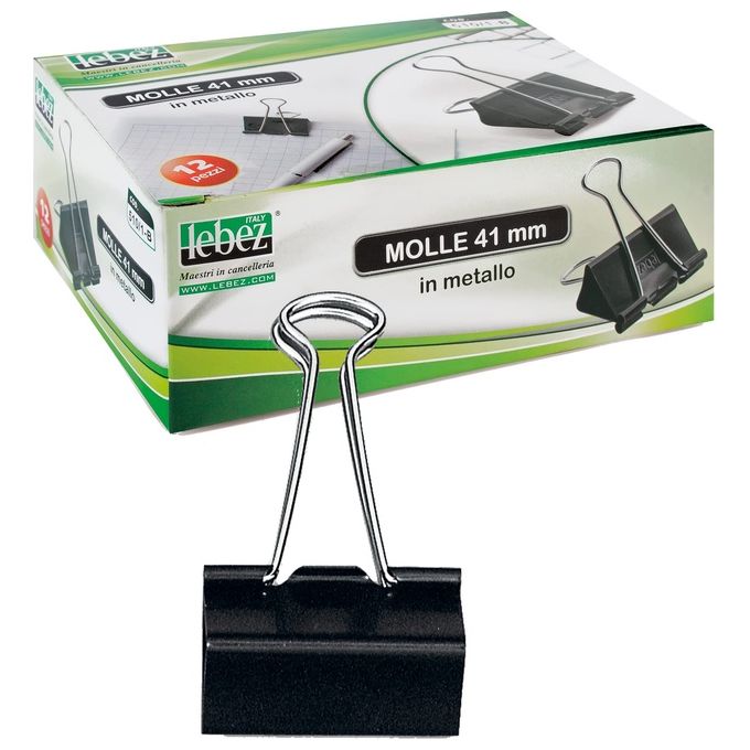 Lebez Confezione 144double ClIps 32 mm