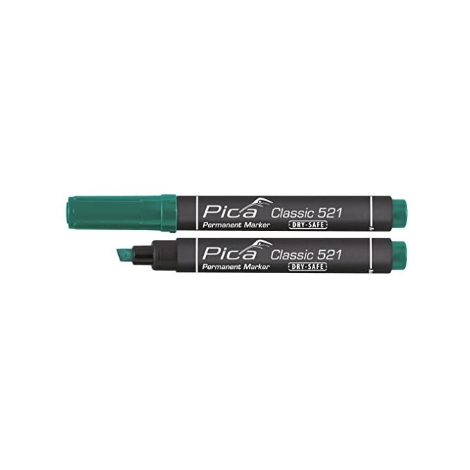 Pica Permanent Marker 2-6mm Punta a Cuneo Nero
