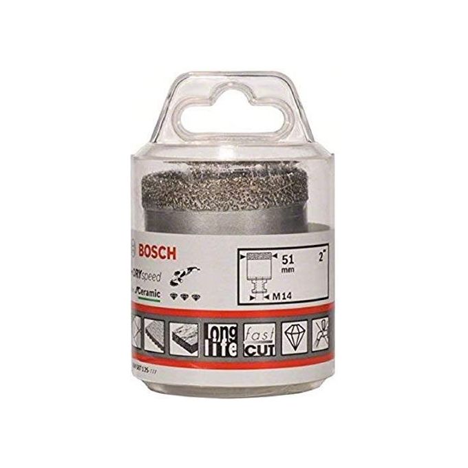 Bosch Professional Frese Diamantate Dryspeed Diamond Cut Diametro 51Mm