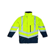 Deltaplus Parka Panoply Optimum-Hv Taglia M Giallo Fluo-Blu