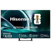 Hisense 55U7Q, tv mini led 55 pollici, 4K UHD, 144Hz, Dolby Vision, Dolby Atmos, ULED, smart tv VIDAA, quantum dot