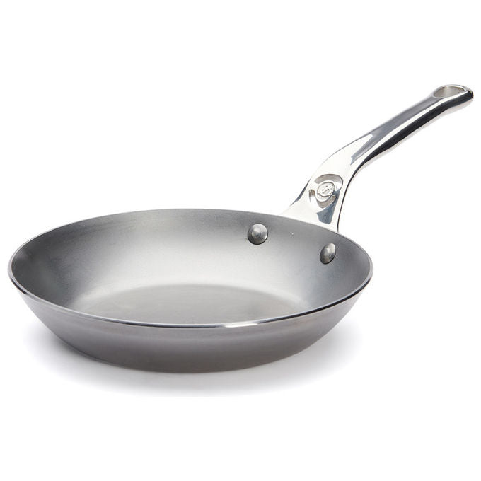 De Buyer 5680.20 Padella Multiuso in Acciaio con Rivestimento in Cera d'Api Adatta per Induzione Diametro 20 cm colore Acciaio inox