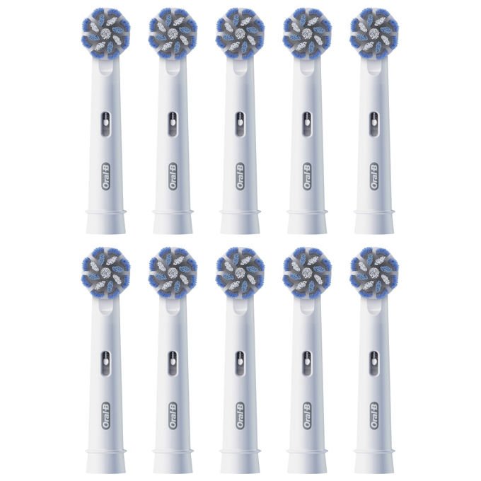 Oral-B 8700216987516 PRO Sensitive Clean Testina di Ricambio 10 Pezzi Setole Ultra-Morbide Indicatore Usura colore Bianco