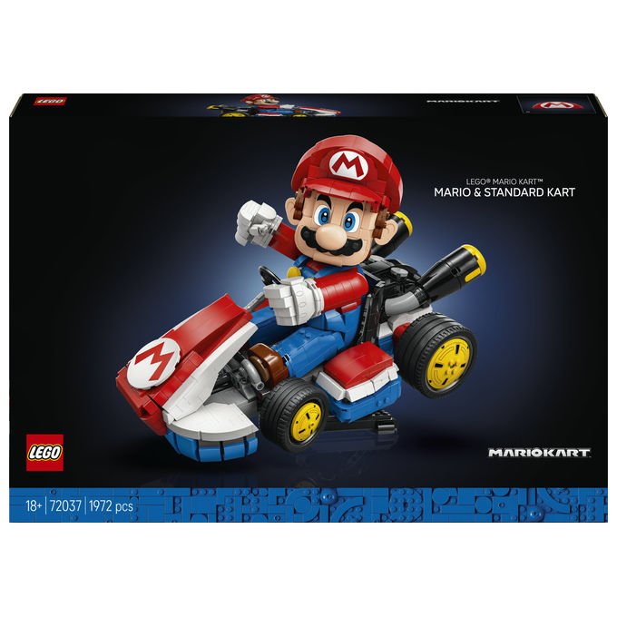 Lego 72037 LEGO Super Mario Mario e Kart Standard Set da Costruzione 1972 pz colore Multicolore