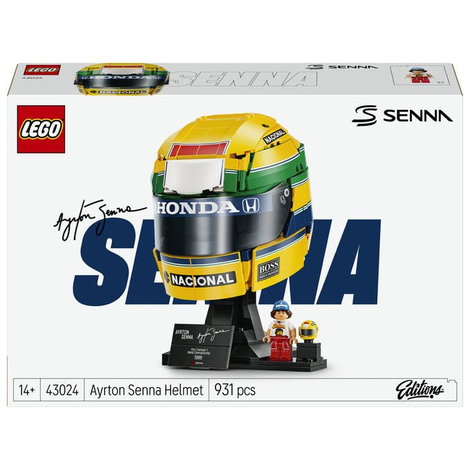 Lego 43024 Casco Ayrton Senna Set da Costruzione 931 Pezzi colore Multicolore