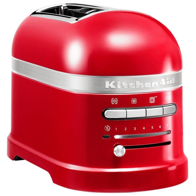 KitchenAid 5KMT2204E Artisan Tostapane 2 Fette 7 Livelli Doratura Funzione Scongelamento Mantenimento Caldo Porta Sandwich Incluso colore Rosso imperiale