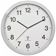 TFA Dostmann 60.3545.02 Orologio da parete radiocontrollato Quadrante XL Secondi visibili colore Metallo