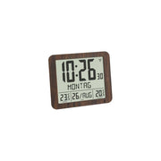 TFA-Dostmann 60.010700 Sveglia digitale con temperatura interna e esterna -10°C a +50°C indicazione giorno della settimana frequenza 433 MHz colore Legno