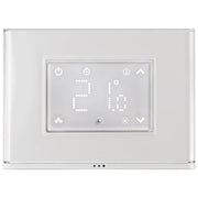 Beghelli 60048 Cronotermostato Smart con display touch e placca luminosa Termostato digitale Wi-Fi RF LCD colore Bianco
