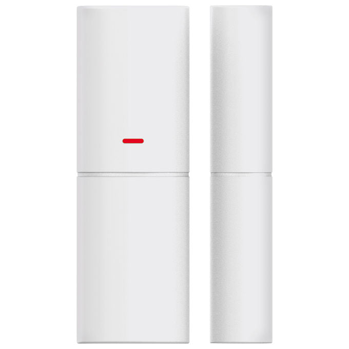 Beghelli 60050 Sensore di Apertura Wireless per Sistema Allarme DOM-E Beghelli Tecnologia LoRa Portata 300 m Batteria CR123A inclusa colore Bianco
