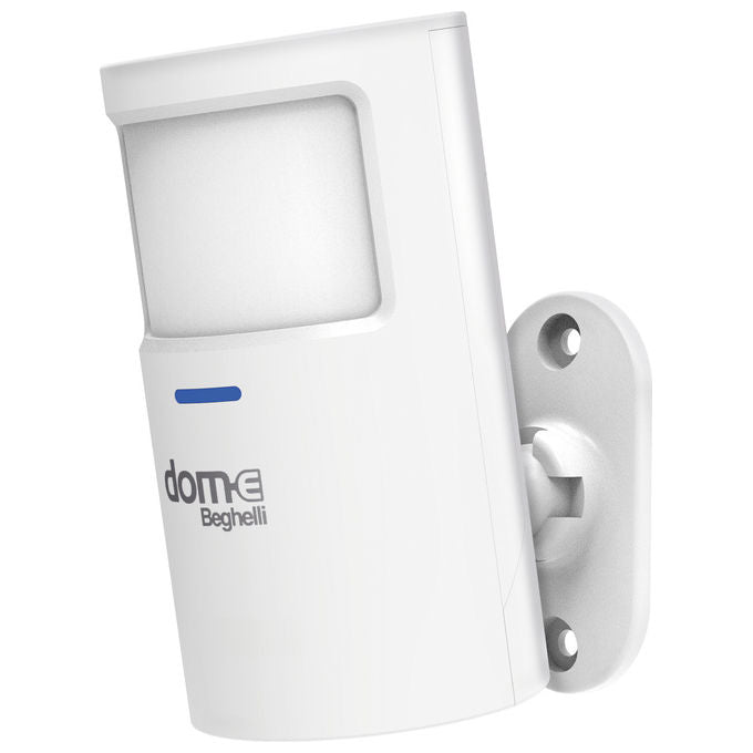 Beghelli 60051 Sensore Volumetrico Wireless PIR Portata 6 m Angolo 110° Compatibile DOM-E 60105 colore Bianco