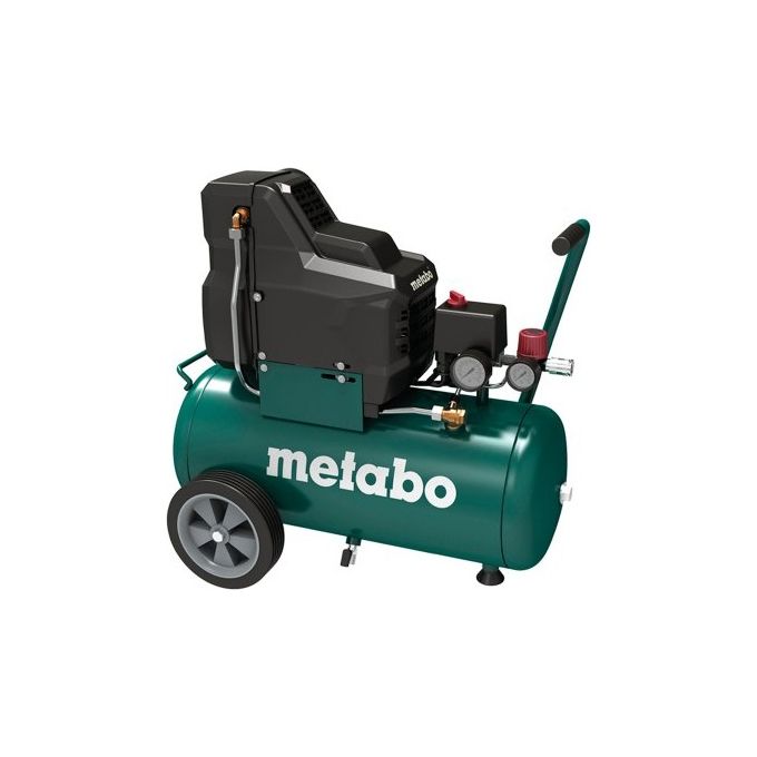 Metabo Basic 250-24 W OF Compressore Monofase 1.5kW 24 Litri Verde e Nero con Pressione Massima di 8 bar