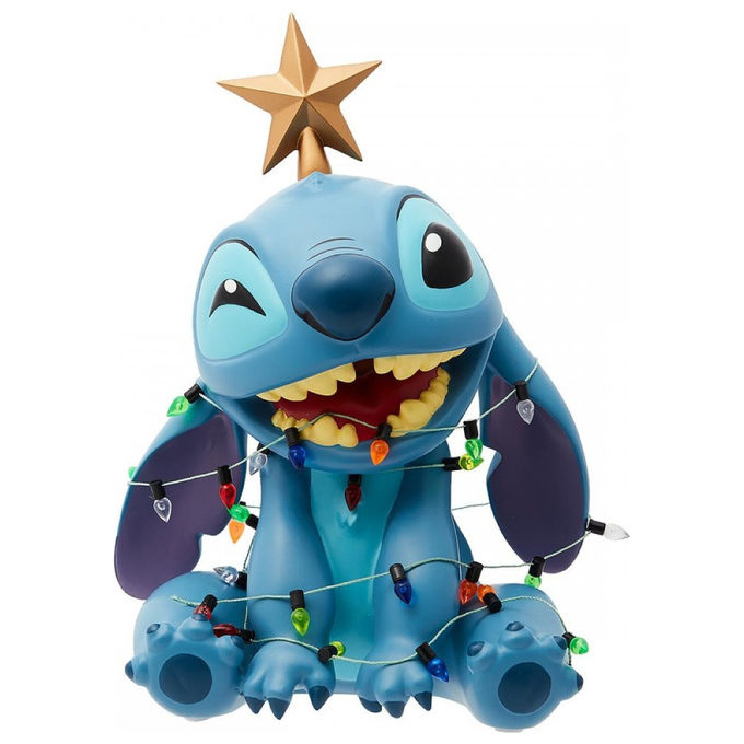 Enesco 6015328 Disney Showcase Collection Statua in Resina Stitch Blu