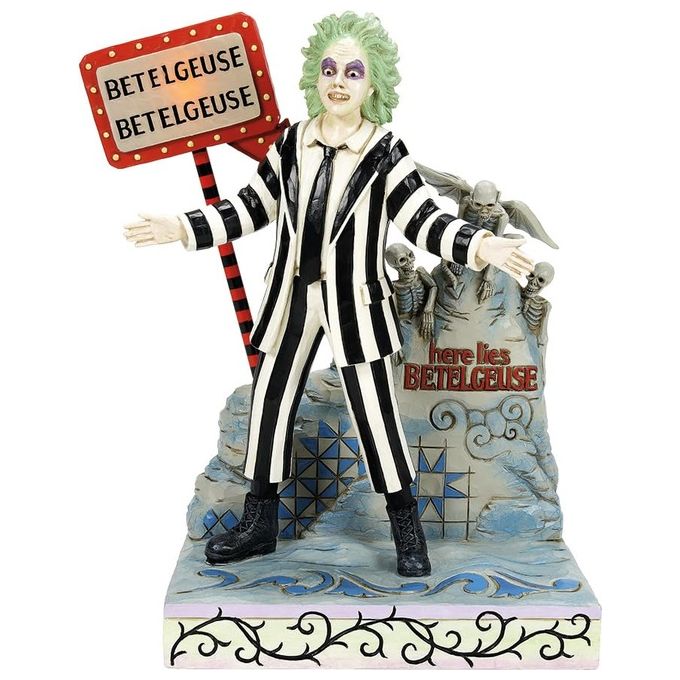 Enesco Beetlejuice Led Sign e Gravestone