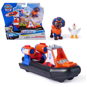 Spin Master 6074779 PAW Patrol: Search and Rescue Veicolo Acquatico Hovercraft di Salvataggio con 2 Personaggi Barca Giocattolo a Retrocarica colore Multicolore