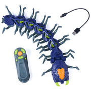 HEX BOTS 6076554 Explodapede Robot Radiocomandato con Occhi Luminosi USB-C Ricaricabile colore Nero