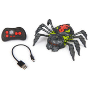 Spin Master 6077330 Hex Bots Ragno Tarantulax Robot d'Intrattenimento Insetto Robotico Telecomando Batterie Incluse colore Nero
