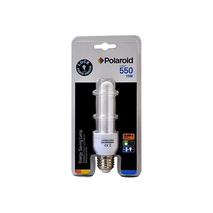 Polaroid Lampada bc e27 2u 11W-550lm 46W 6500k