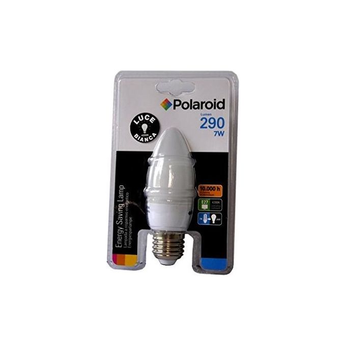 Polaroid Lampada bc e27 Candela 7W-290lm 28W 4200k