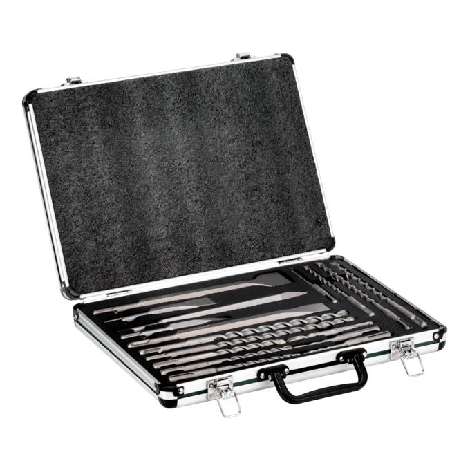 Metabo 628414000 SDS-plus Serie di Punte-Scalpelli SP 17 pz Tipo SDS-plus Diametro 5 mm Lunghezza 110 mm Adatto per Martello Perforatore Colore Acciaio inox