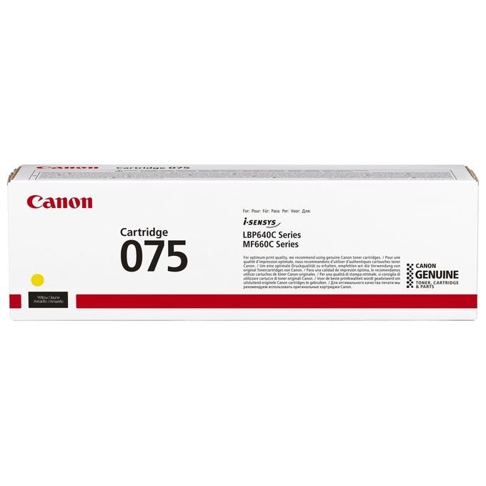 Canon 6362C002 075 Toner Originale Resa 1300 pagine Colore Giallo
