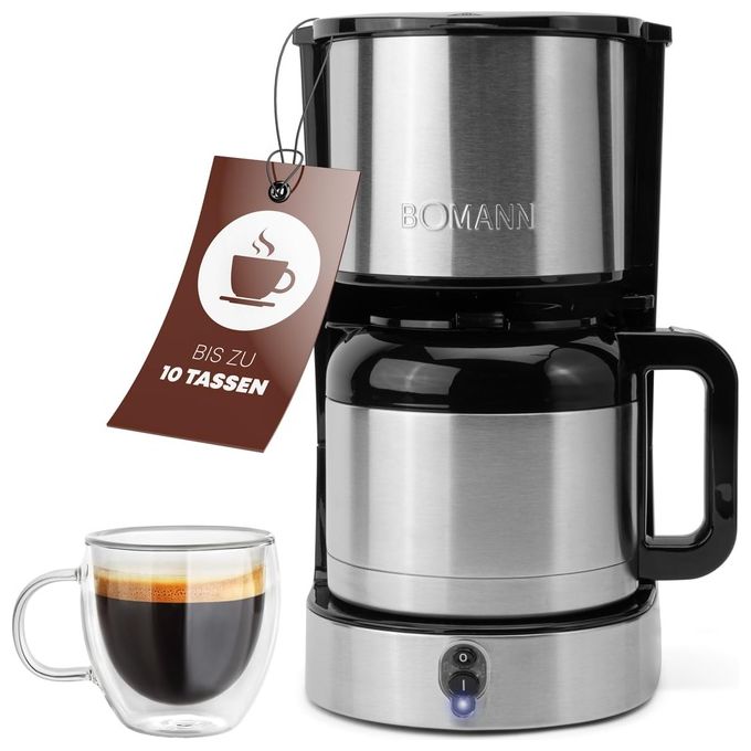 Bomann KA 6066 CB Macchina da Caffe' 10 Tazze