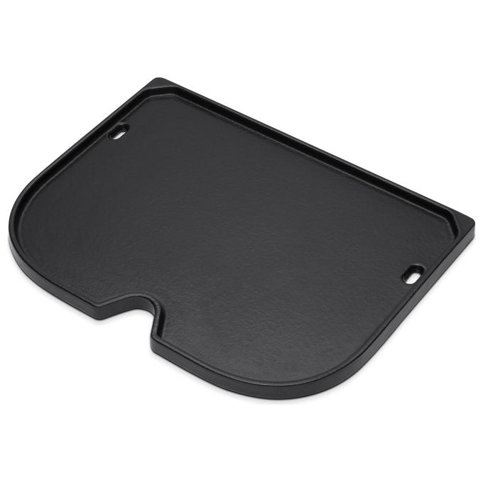 Weber 6611 Piastra in Ghisa per Barbecue Lumin Compact superficie antiaderente distribuzione uniforme del calore bordi rialzati colore Nero