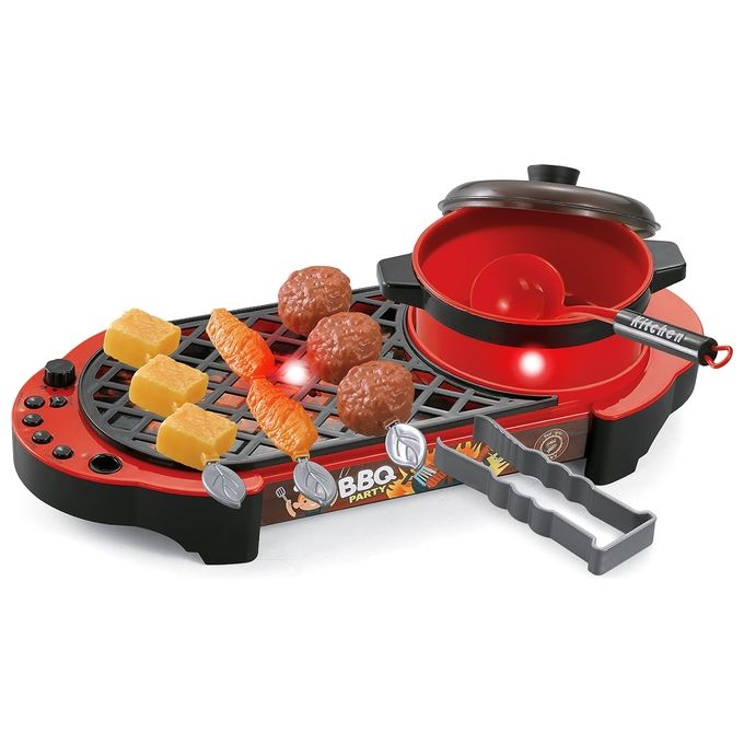 Teorema Playset Barbecue con Accessori Effetti Sonori e Visivi