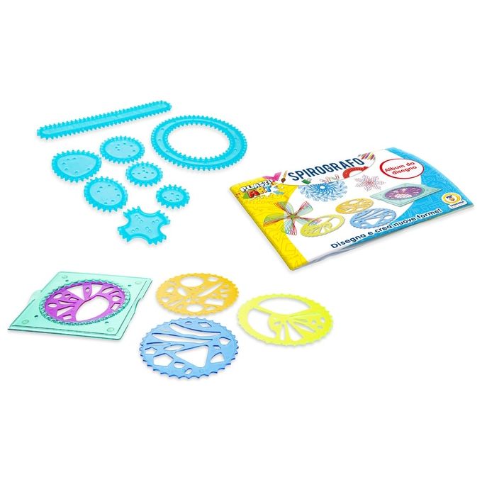 Teorema Gioco Creativo Spirografo e Stencil Plastiart