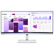Lenovo 68F0GAC3IT Monitor 34'' Curvo WQHD 3440x1440 120Hz 1 ms 21:9 350 cd-m² 3000:1 colore Nero