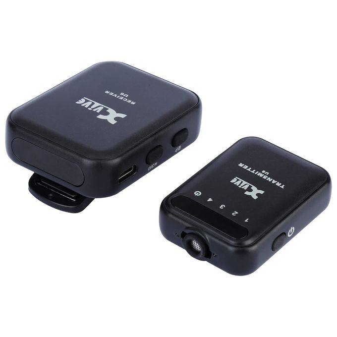 Xvive Kit Microfoni U6 Compact Wireless Mic System Black