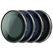 Insta360 CINSBATD Filtro per lenti 20,7 mm ND8 ND16 ND32 ND64 in alluminio e vetro colore Nero