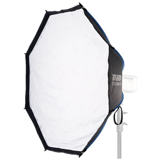 Amaran AM-6977162451039 Octa Dome 120 Softbox Ottagonale per Fotografia e Video con Montatura Bowens e Design a 8 Lati colore Nero