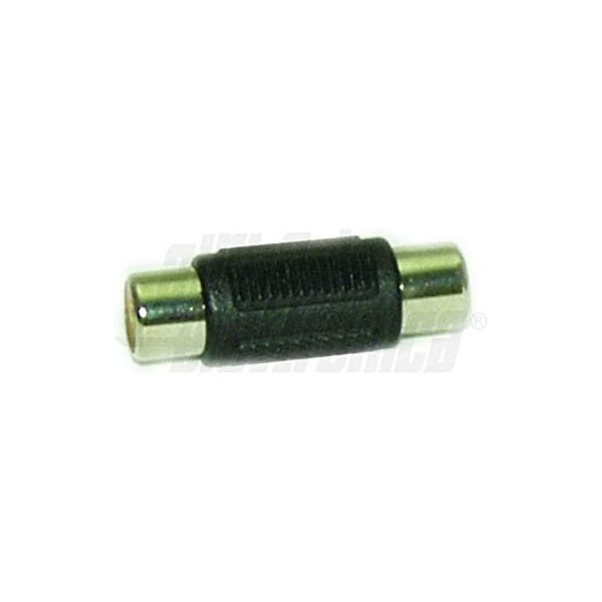 Alpha Elettronica Adattatore da Presa RCA in Pvc Nero 70-330B