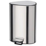 Joseph Joseph 70596 Easystore luxe Cestino a pedale 5 L Acciaio inossidabile con chiusura soft e portaborraccia interno colore Argentato