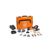 Fein Multimaster AMM 500 PLUS 4AH AS Utensile Multifunzione con 30 Accessori per Taglio