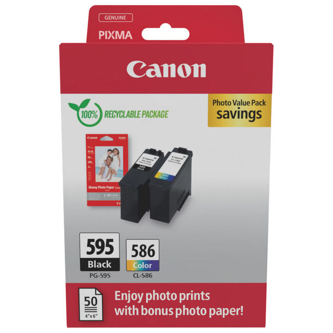 Canon 7171C004 Cartuccia d'inchiostro Originale Nero Ciano Magenta Giallo Confezione da 2 pz colore Nero Ciano Magenta Giallo